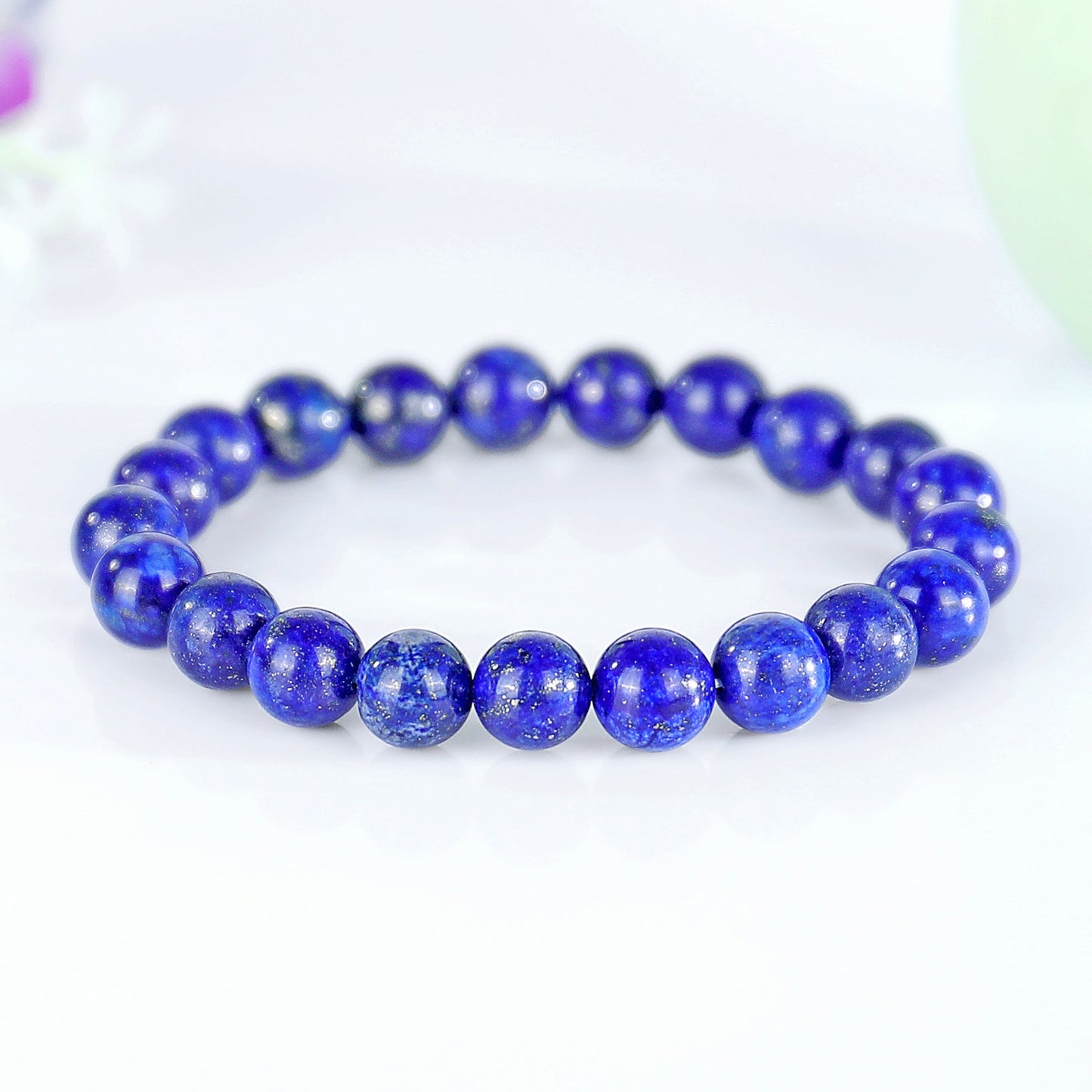 Nicedony Natural Lapis Lazuli Healing Energy Bracelet - View 5