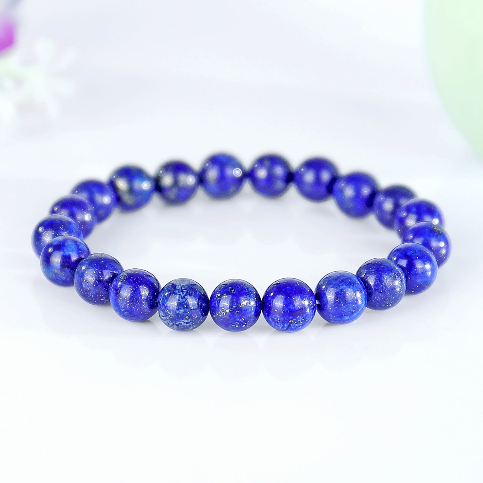 Nicedony Natural Lapis Lazuli Healing Energy Bracelet - View 5