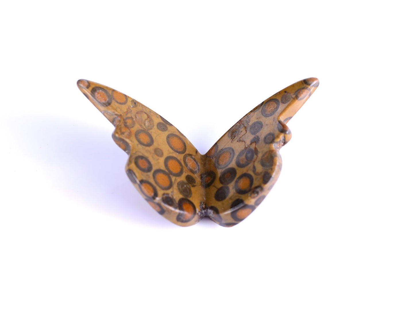 Nicedony Leopard Skin Jasper Hand Carved Crystal Butterfly Set (4pcs) - View 6