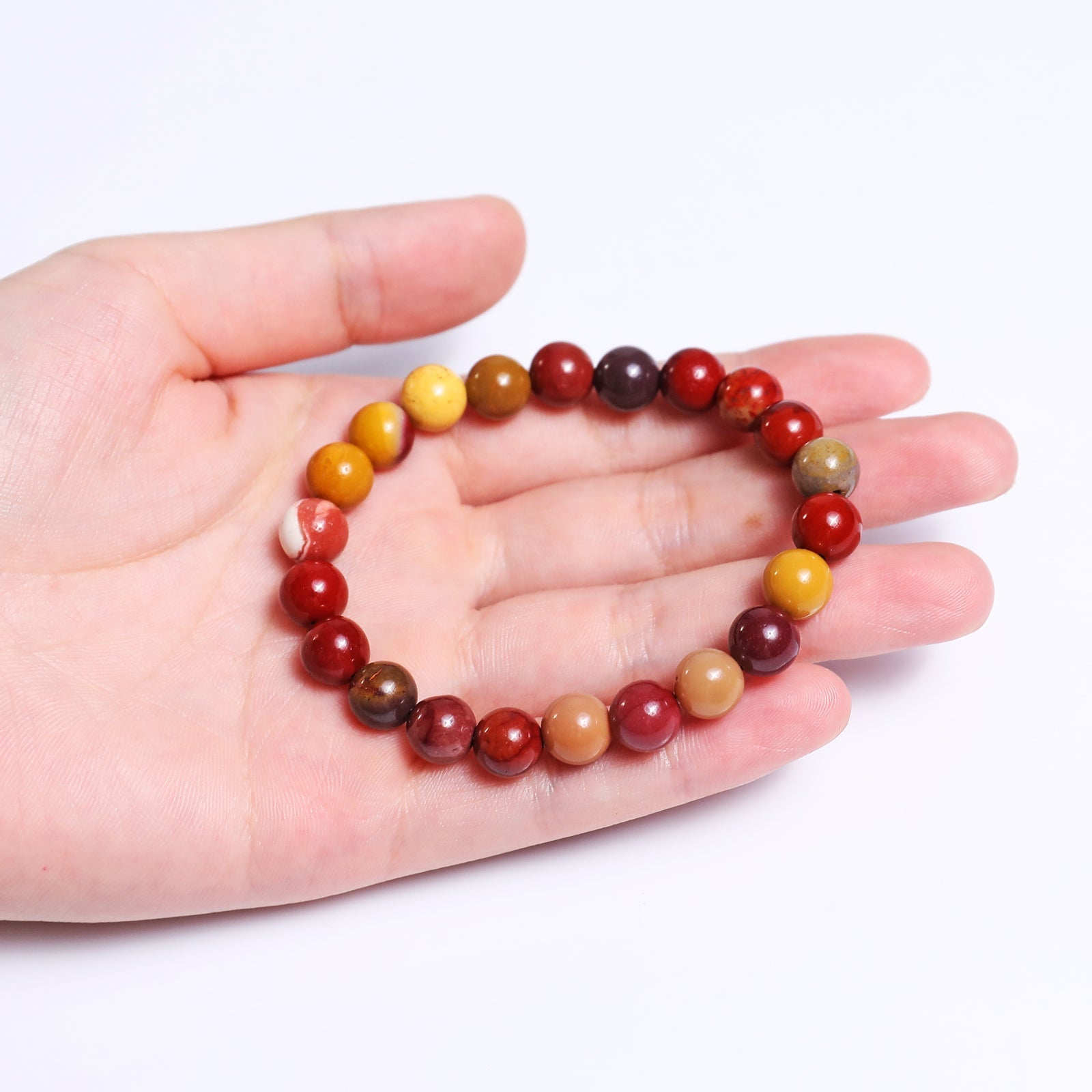 Nicedony Natural Mookaite Jasper Healing Energy Bracelet - View 4