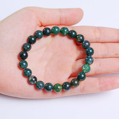 Nicedony Natural Moss Agate Healing Energy Bracelet - View 5