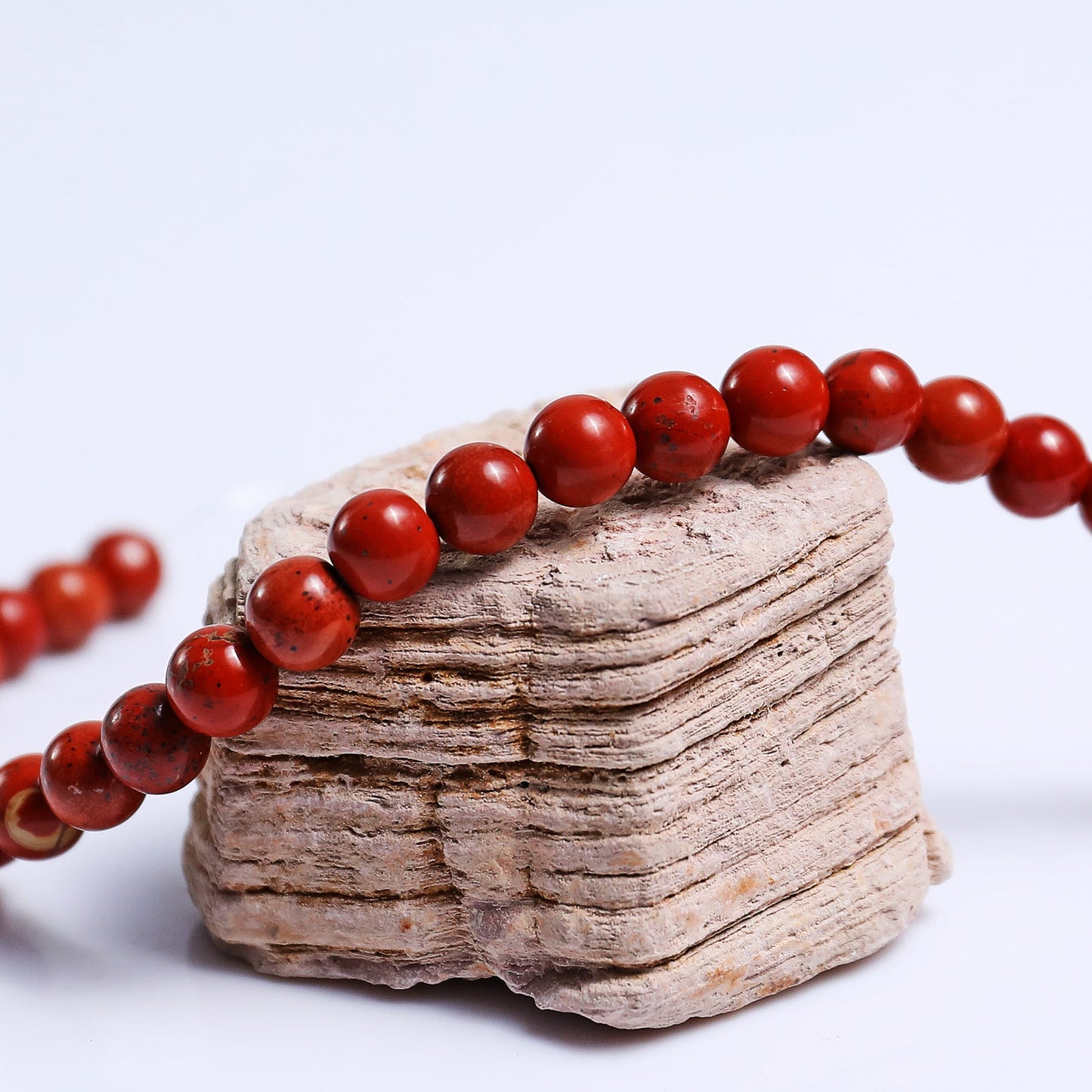 Nicedony Natural Red Jasper Healing Energy Bracelet - View 3
