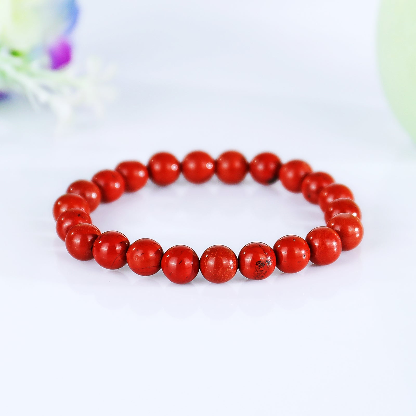 Nicedony Natural Red Jasper Healing Energy Bracelet - View 7