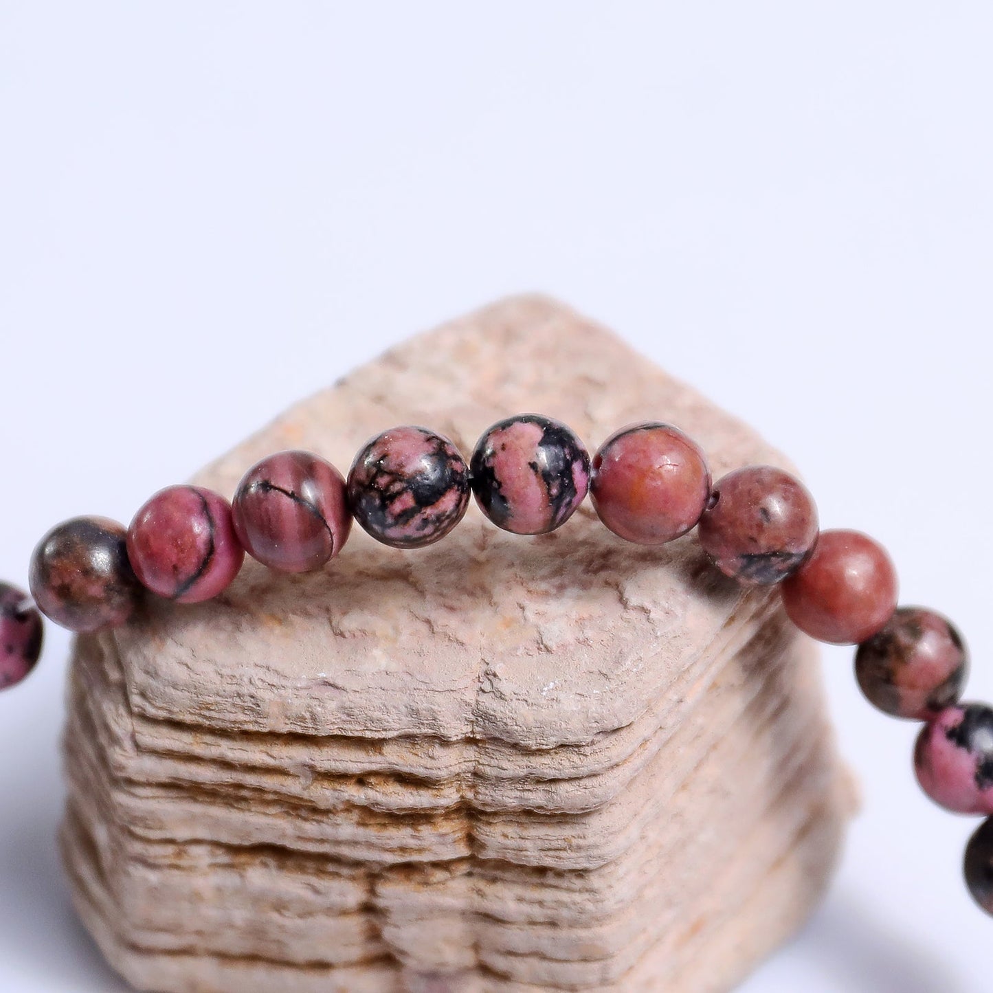 Nicedony Natural Rhodonite Healing Energy Bracelet - View 3