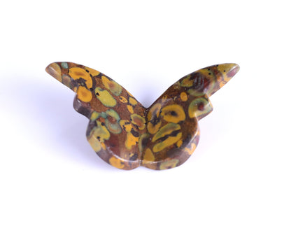 Nicedony Natural Roe Stone Hand Carved Crystal Butterfly Set (4pcs) - View 3