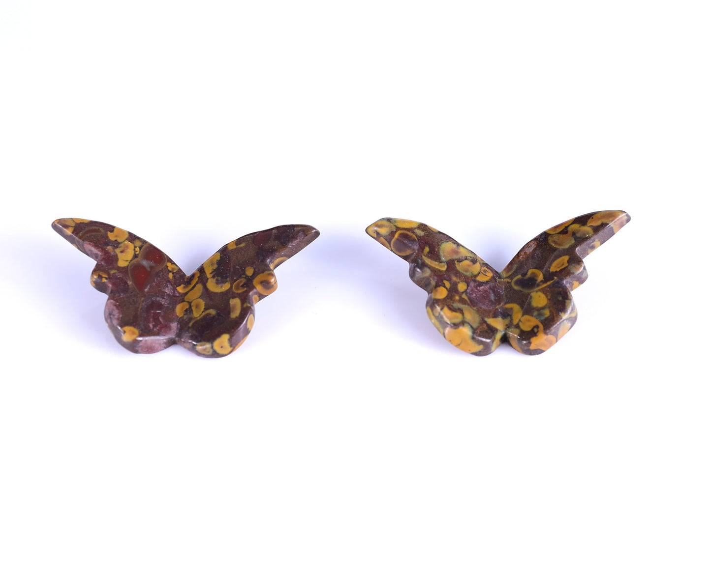 Nicedony Natural Roe Stone Hand Carved Crystal Butterfly Set (4pcs) - View 5