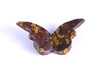 Nicedony Natural Roe Stone Hand Carved Crystal Butterfly Set (4pcs) - View 7