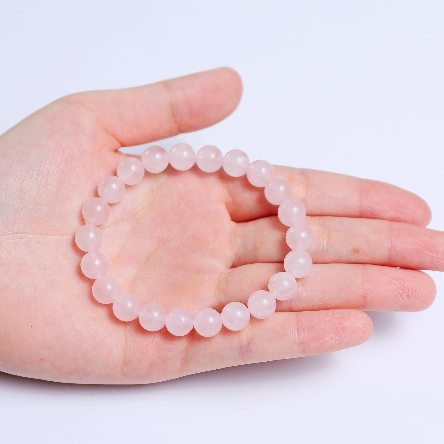 Nicedony Natural Rose Quartz Healing Energy Bracelet - View 5