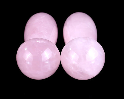 Nicedony Natural Rose Quartz Hand Carved Crystal Massage Tool - View 5
