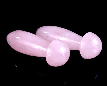 Nicedony Natural Rose Quartz Hand Carved Crystal Massage Tool - View 8