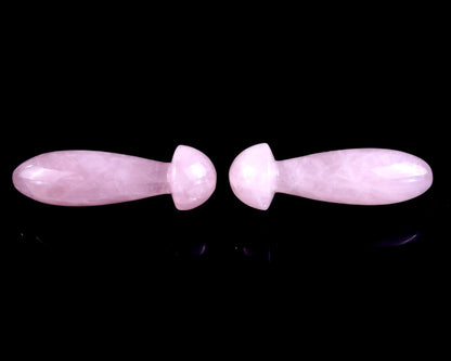 Nicedony Natural Rose Quartz Hand Carved Crystal Massage Tool - View 7