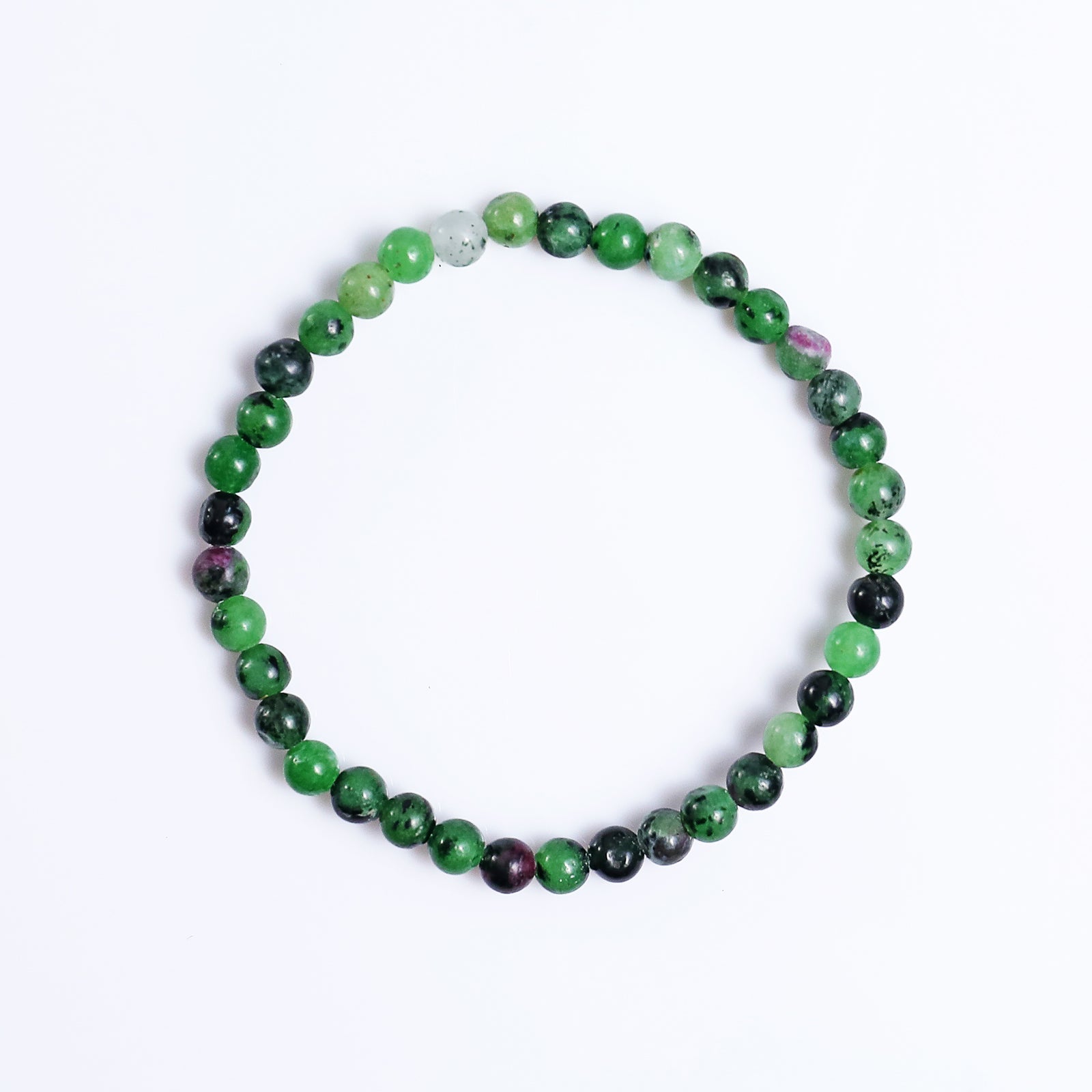 Nicedony Natural Ruby Zosite Healing Energy Bracelet - View 6
