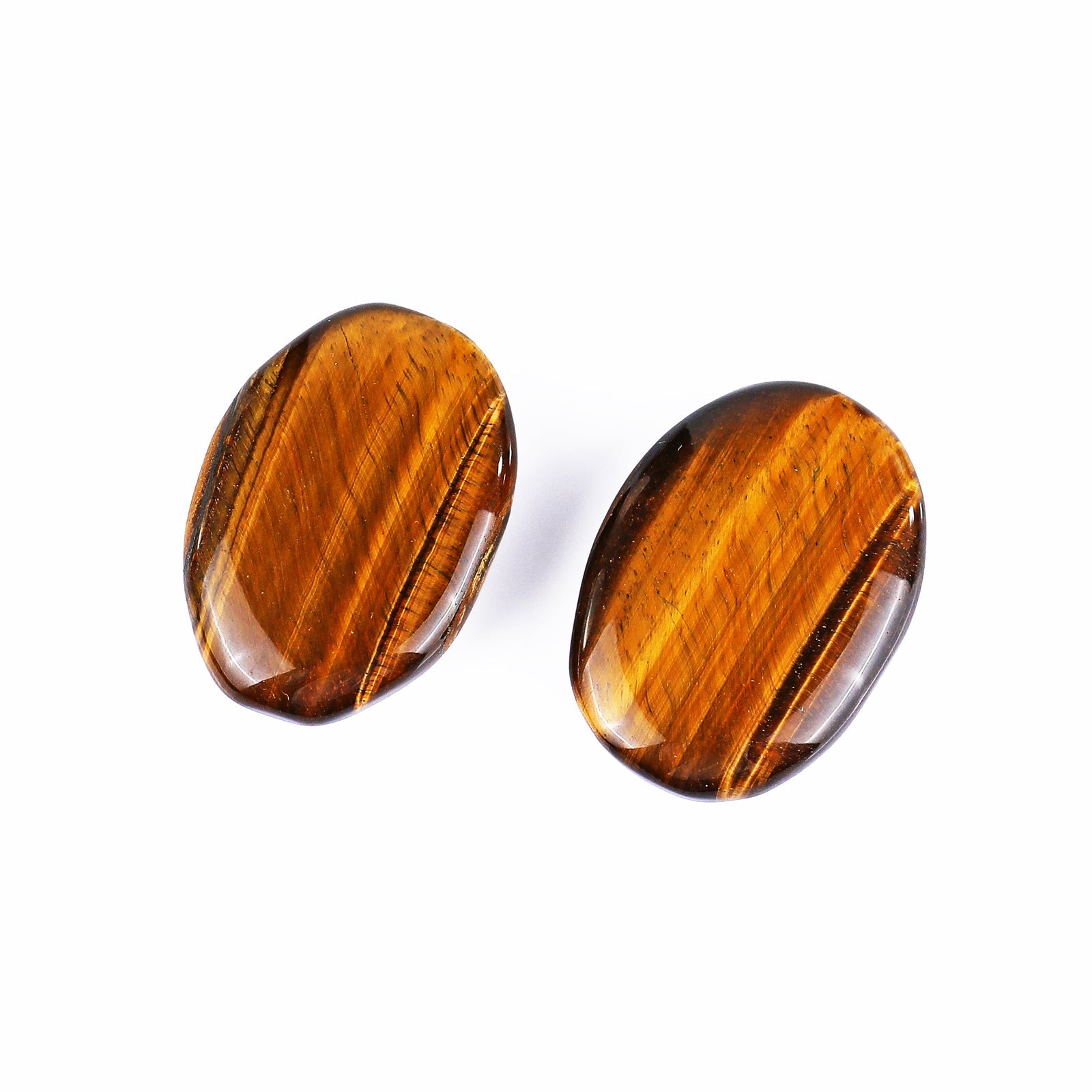 Nicedony Natural Tiger Iron Eye Hand Carved Crystal Polished Palm Stone - View 4