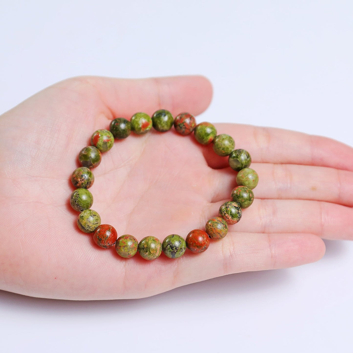 Nicedony Natural Unakite Healing Energy Bracelet - View 5