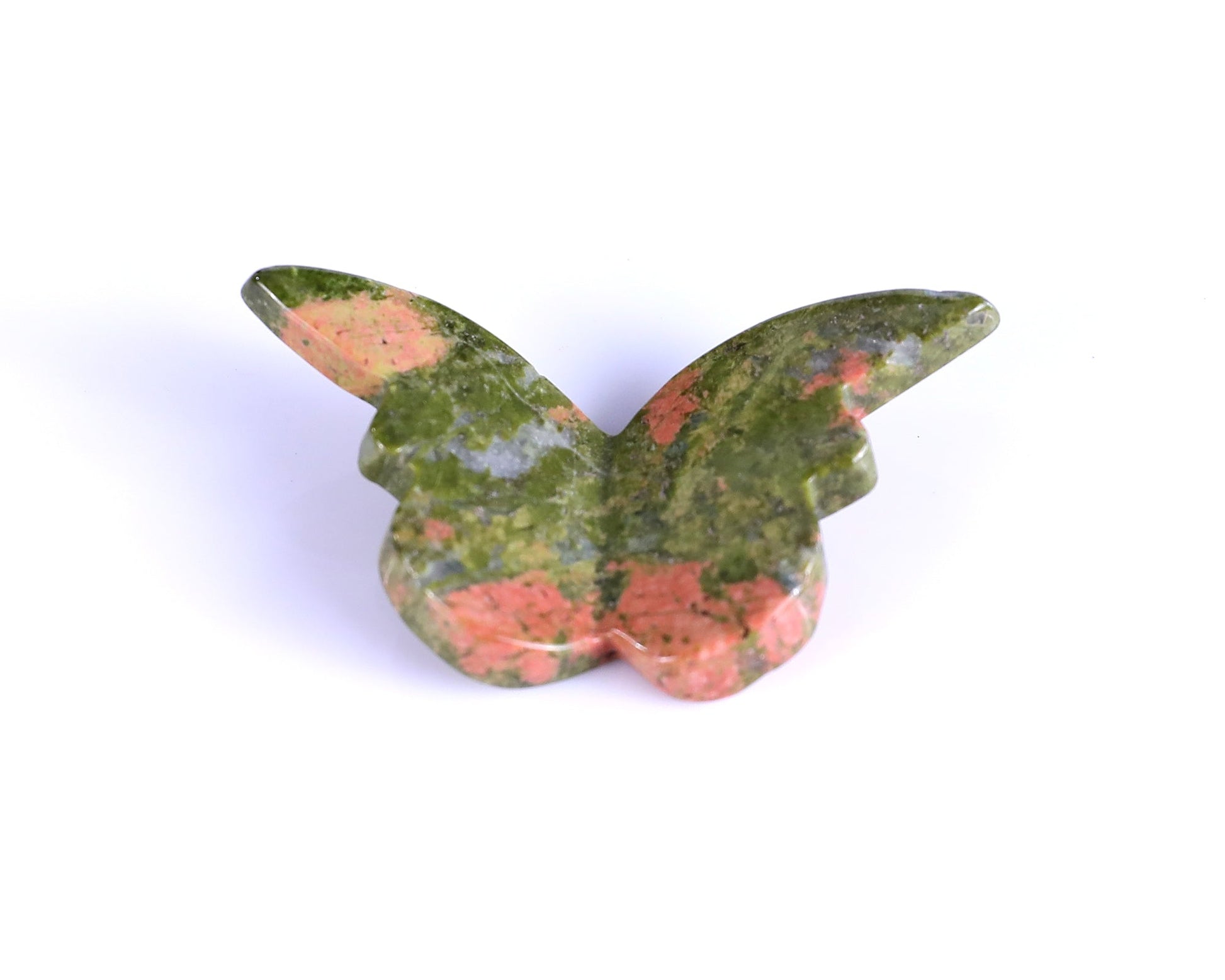 Nicedony Natural Unakite Hand Carved Crystal Butterfly Set (4pcs) - View 4