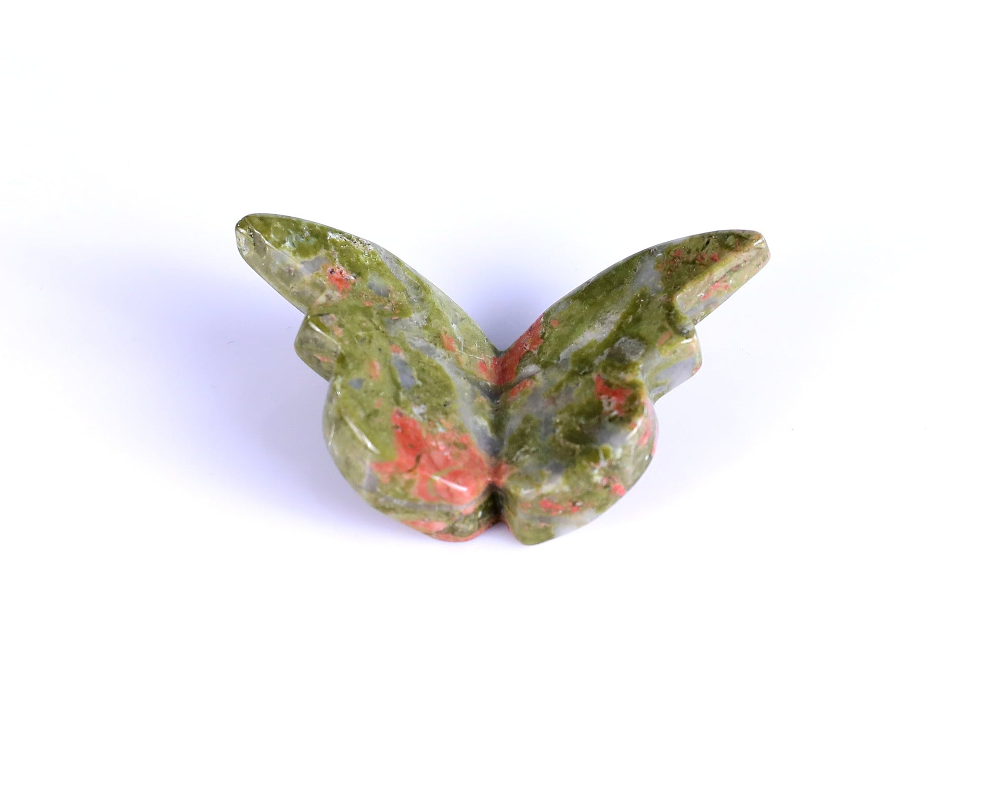 Nicedony Natural Unakite Hand Carved Crystal Butterfly Set (4pcs) - View 6