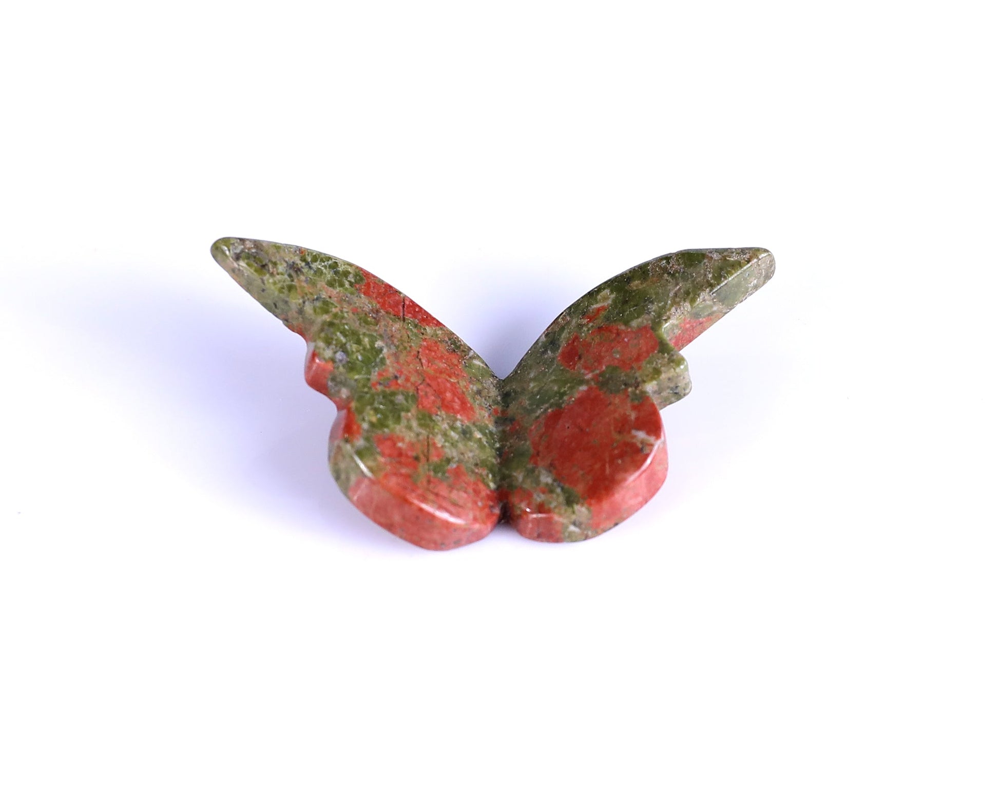 Nicedony Natural Unakite Hand Carved Crystal Butterfly Set (4pcs) - View 7