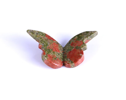 Nicedony Natural Unakite Hand Carved Crystal Butterfly Set (4pcs) - View 7