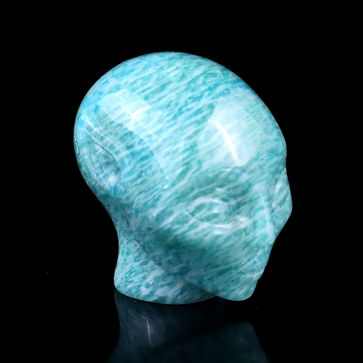 Nicedony Nice 1.5" Amazonite Hand Carved Crystal Elf Alien Sculpture - View 9