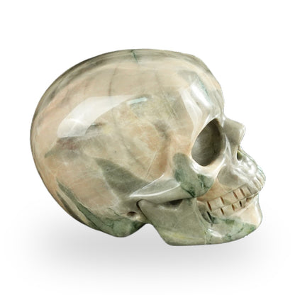 Nine Dragon Jade crystal skull 2.2" SKH20HA01 view 4