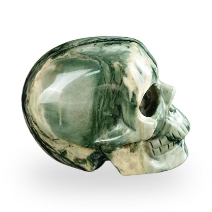 Nine Dragon Jade crystal skull 2.2" SKH20HA02 photo 4
