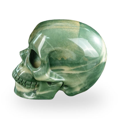 Nine Dragon Jade crystal skull 2.2" SKH20HA03 photo 6