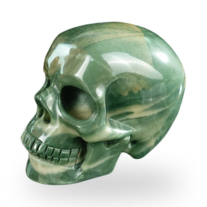 Nine Dragon Jade crystal skull 2.2" SKH20HA03 photo 7