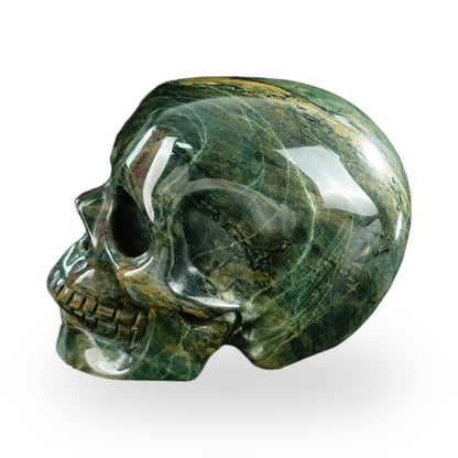 Nine Dragon Jade crystal skull 2.2" SKH20HA04 photo 6
