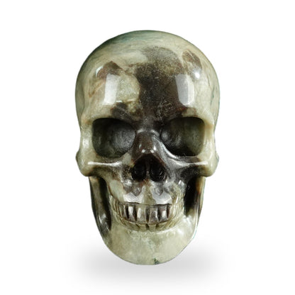 Nine Dragon Jade crystal skull 2.2" SKH20HA05 photo 1