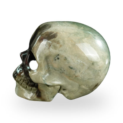Nine Dragon Jade crystal skull 2.2" SKH20HA05 photo 6