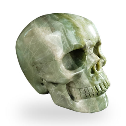 Nine Dragon Jade crystal skull 2.2" SKH20HA08 photo 3