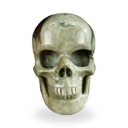 Nine Dragon Jade crystal skull 2.2" SKH20HA09 photo 1