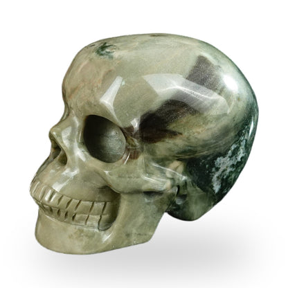 Nine Dragon Jade crystal skull 2.2" SKH20HA09 photo 7