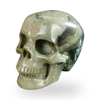 Nine Dragon Jade crystal skull 2.2" SKH20HA09 photo 8