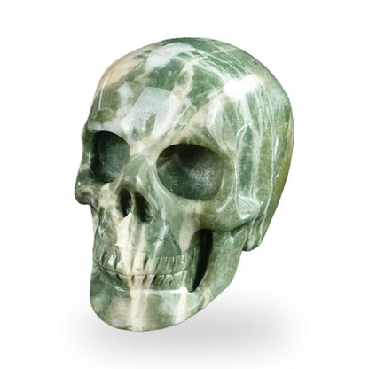 Nine Dragon Jade crystal skull 2.2" SKH20HA10 photo 8