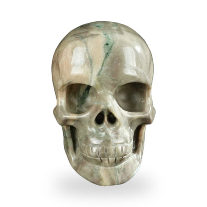 Nine Dragon Jade crystal skull 2.2" SKH20HA11 photo 1