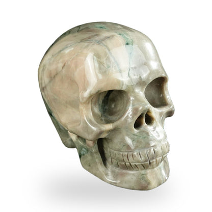 Nine Dragon Jade crystal skull 2.2" SKH20HA11 photo 2