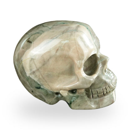 Nine Dragon Jade crystal skull 2.2" SKH20HA11 photo 4
