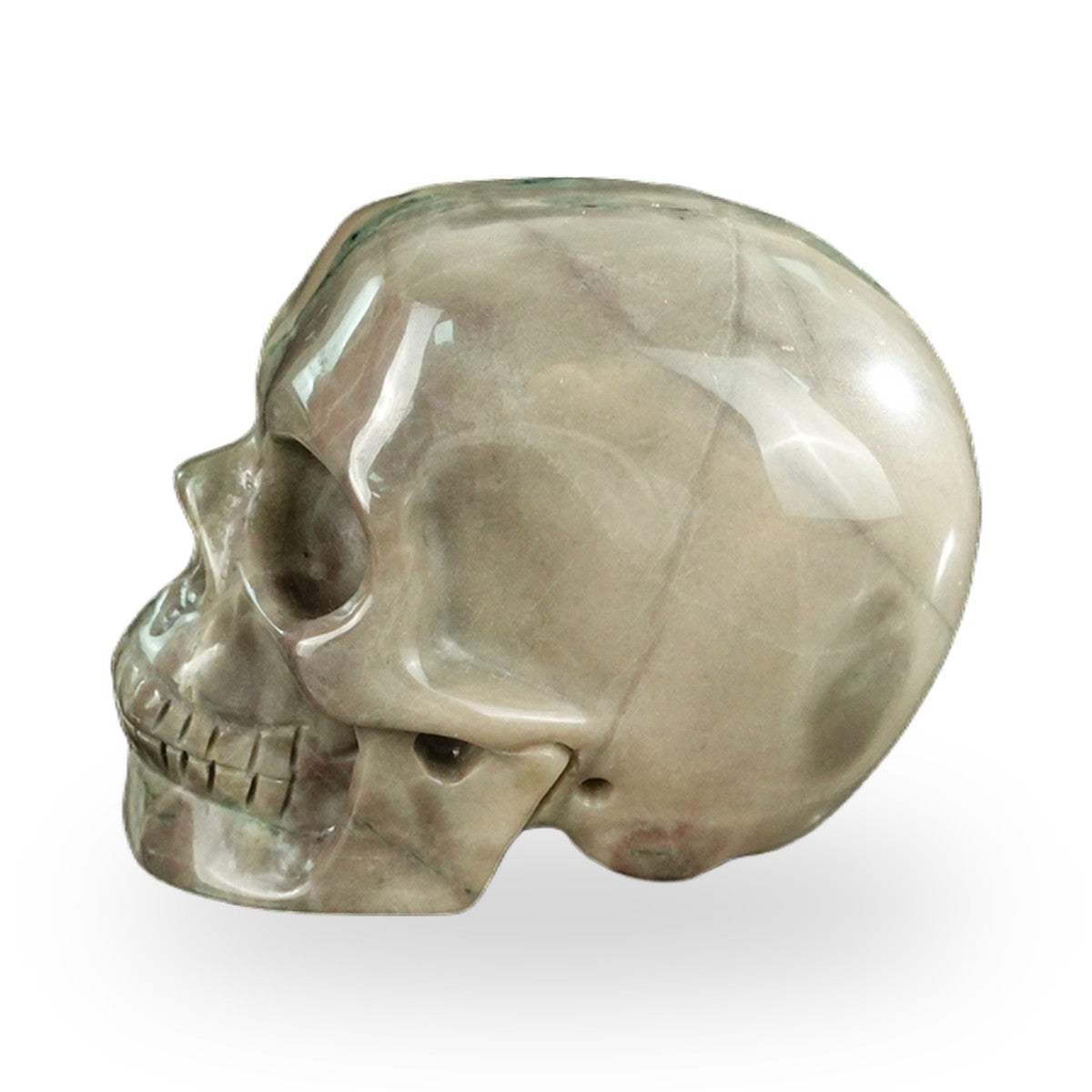 Nine Dragon Jade crystal skull 2.2" SKH20HA11 photo 6