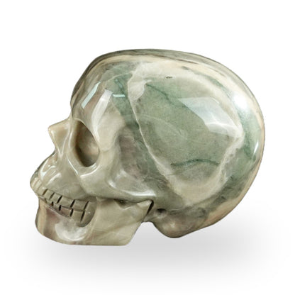 Nine Dragon Jade crystal skull 2.2" SKH20HA12 photo 6