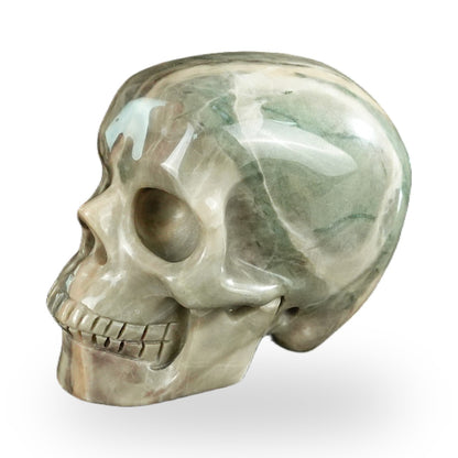 Nine Dragon Jade crystal skull 2.2" SKH20HA12 photo 7