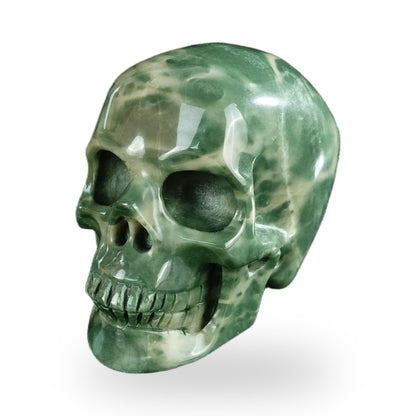 Nine Dragon Jade crystal skull 2.2" SKH20HA13 photo 8