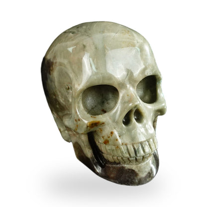Nine Dragon Jade crystal skull 2.2" SKH20HA14 photo 2