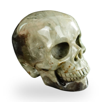 Nine Dragon Jade crystal skull 2.2" SKH20HA14 photo 3