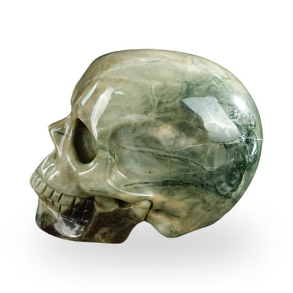 Nine Dragon Jade crystal skull 2.2" SKH20HA14 photo 6