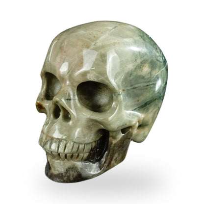 Nine Dragon Jade crystal skull 2.2" SKH20HA14 photo 8