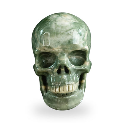 Nine Dragon Jade crystal skull 3" SKH30HA01 hand carved gemstone
