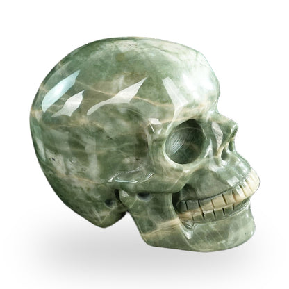 Nine Dragon Jade crystal skull 3" SKH30HA01 view 5