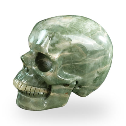 Nine Dragon Jade crystal skull 3" SKH30HA01 view 8