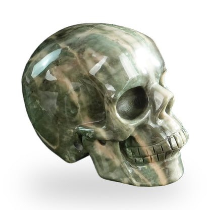 Nine Dragon Jade crystal skull 3" SKH30HA02 photo 4